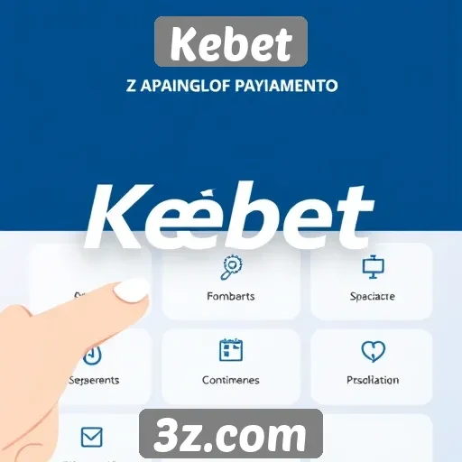 Funcionalidades de pagamento no Kebet